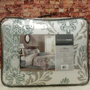 Madison Park Bedding Bella 7pc Queen Comforter Set Aqua Poshmark